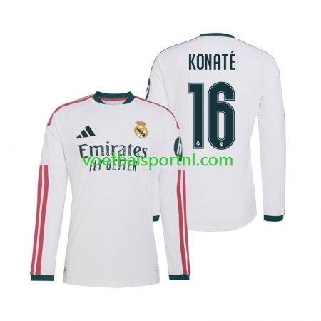 Real Madrid Ibrahima Konate 16 Thuis Shirt 2026-27 L/S